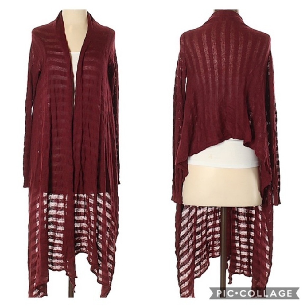 Moda International Drape Long Sleeve Cardigan